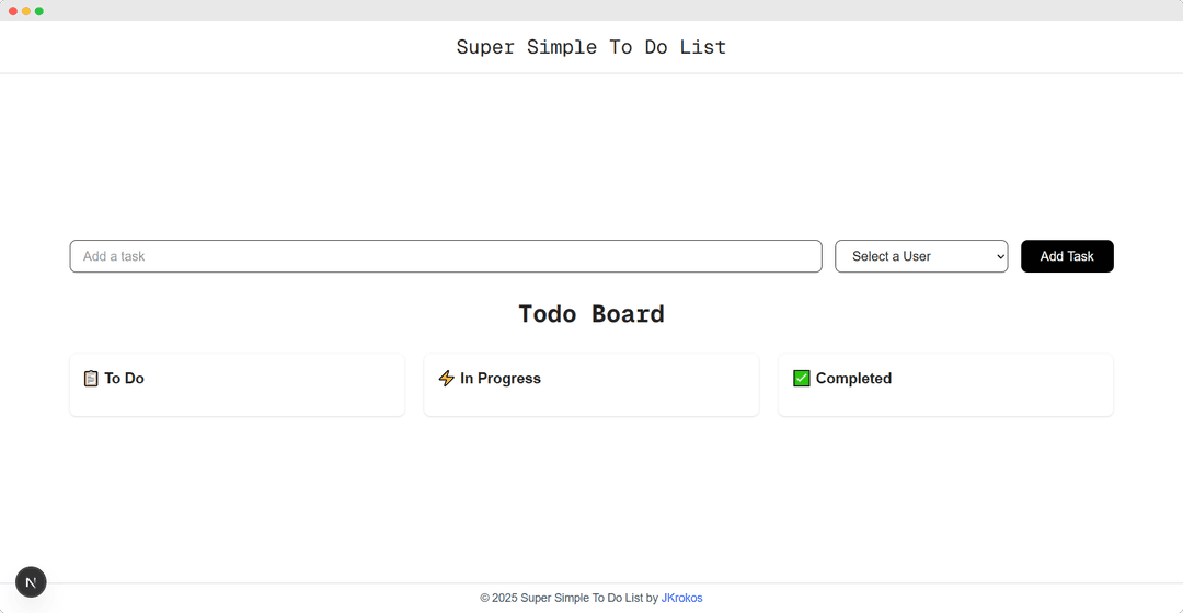 Super Simple To Do List